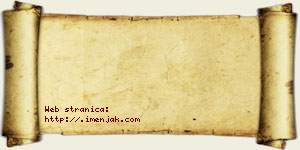 Jefimija Jakupi vizit kartica